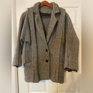 Vintage herringbone coat